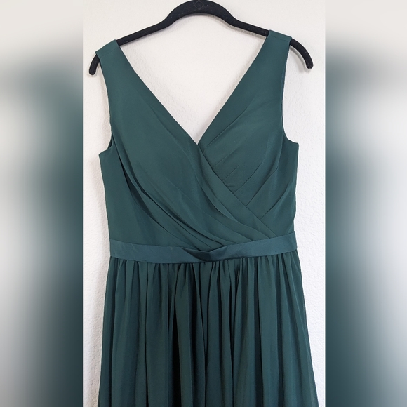 AW Gwyneth Bridesmaid Prom Formal Special Occasion Wedding Guest Dress, 6, Green - Picture 6 of 6